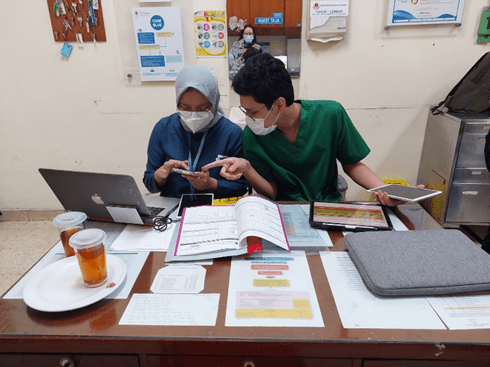 Data collection in a participant hospital in September 2022
